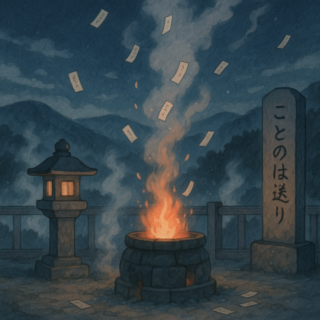 ことのは送り背景